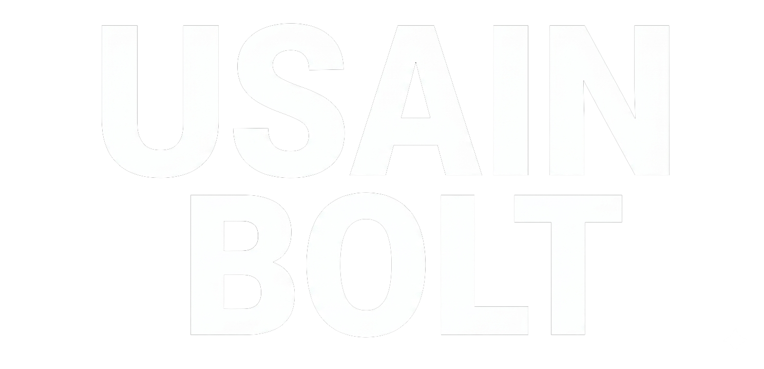 Usain Bolt name mark in bold typography
